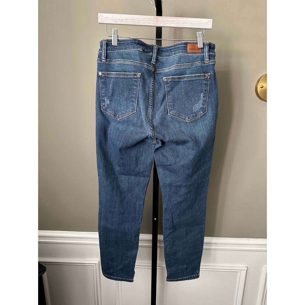 Judy Blue Meant To Be Mid Rise Dark Wash Relaxed Fit Jeans Size 9/29 - Picture 3 of 5